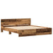 Cadru de pat Lemn vechi 203 x 185 x 70 cm Lemn compozit - WALTI WALTI