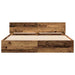 Cadru de pat Lemn vechi 203 x 185 x 70 cm Lemn compozit - WALTI WALTI