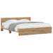 Cadru de pat Stejar Artizanal 203 x 185 x 70 cm Lemn compozit - WALTI WALTI