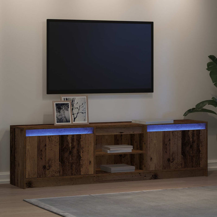 Unități TV 2 pcs Maro 180 x 34 x 50 cm Lemn compozit - WALTI WALTI