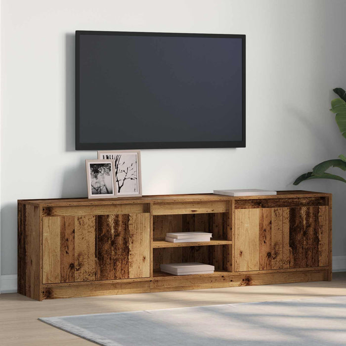 Unități TV 2 pcs Maro 180 x 34 x 50 cm Lemn compozit - WALTI WALTI