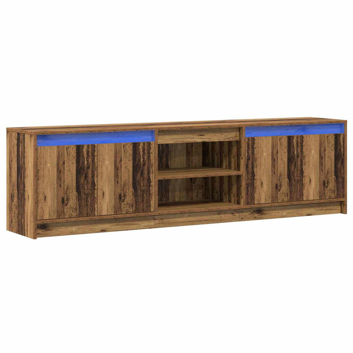 Unități TV 2 pcs Maro 180 x 34 x 50 cm Lemn compozit - WALTI WALTI