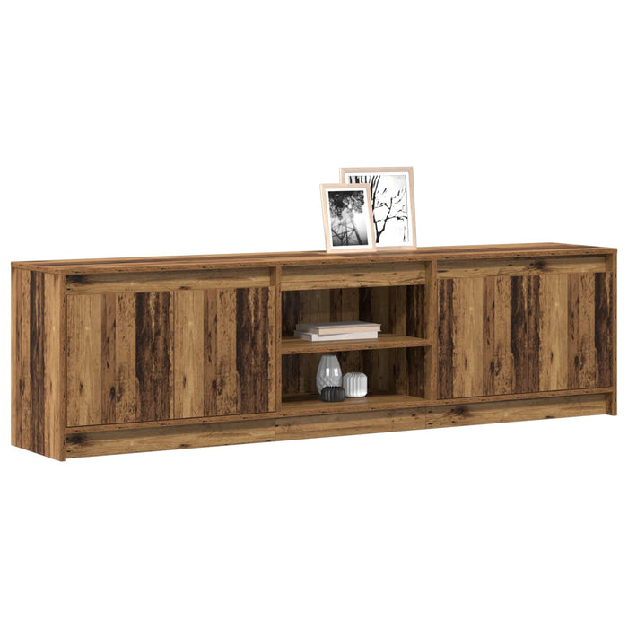 Unități TV 2 pcs Maro 180 x 34 x 50 cm Lemn compozit - WALTI WALTI