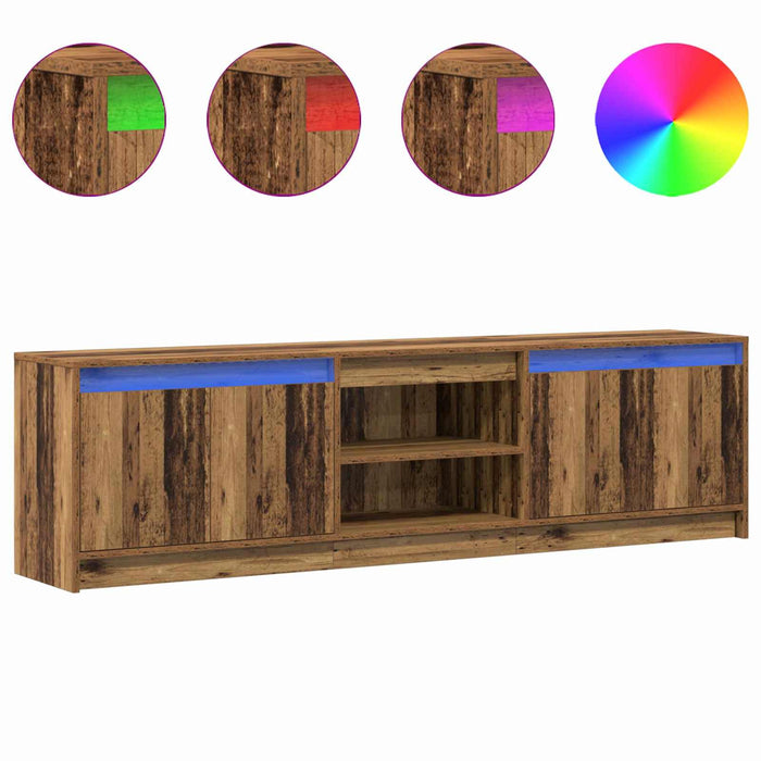 Unități TV 2 pcs Maro 180 x 34 x 50 cm Lemn compozit - WALTI WALTI