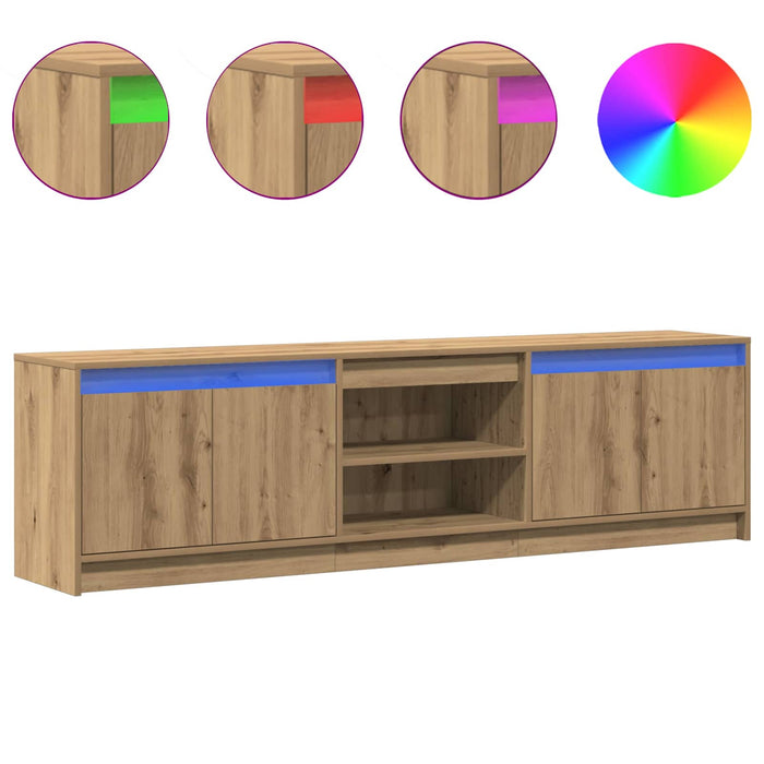 Unități TV 2 pcs Maro 180 x 34 x 50 cm Lemn compozit - WALTI WALTI