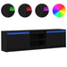 Unități TV 2 pcs Negru 180 x 34 x 50 cm Lemn compozit - WALTI WALTI