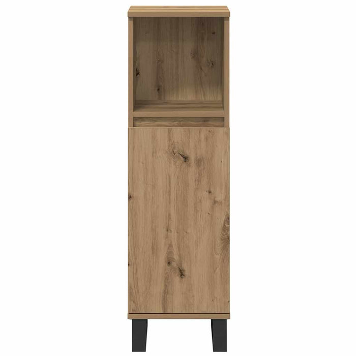 Set mobilă pentru baie 3 piese Stejar artizanal Lemn tratat - WALTI WALTI