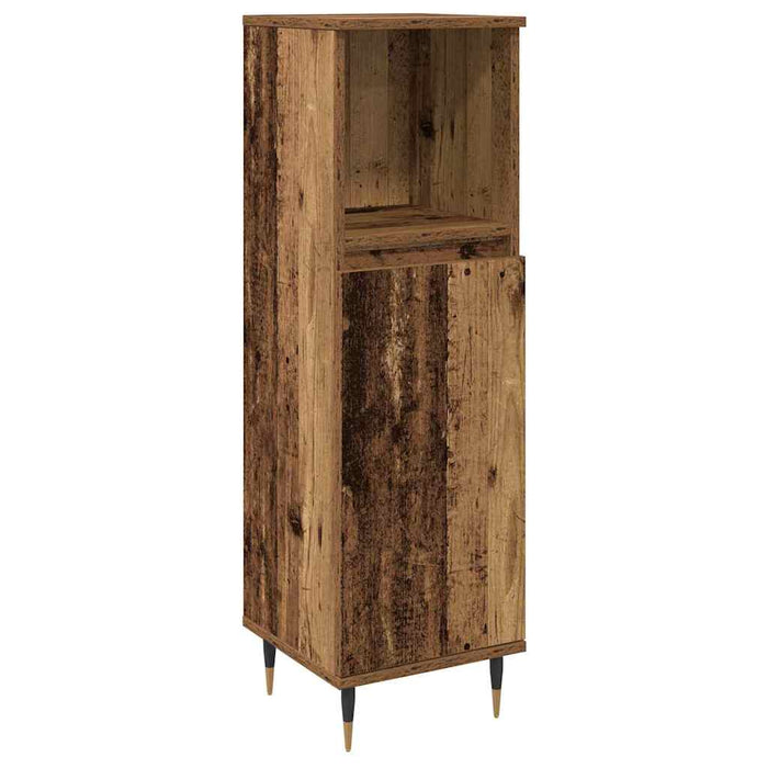 Set de Mobilier pentru Baie 3 Piese Lemn Vechi Lemn Întărit - WALTI WALTI
