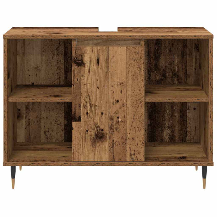 Set de Mobilier pentru Baie 3 Piese Lemn Vechi Lemn Întărit - WALTI WALTI