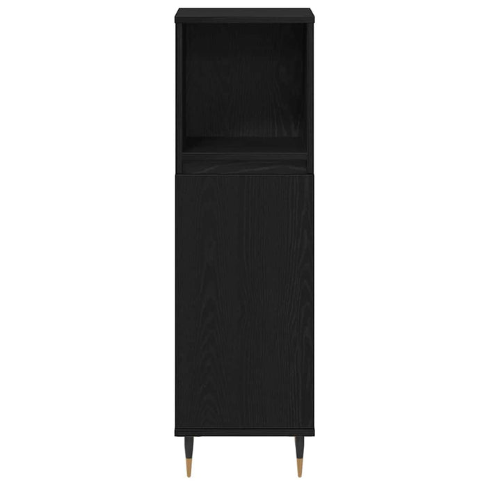 Set mobilă baie vidaXL 3 piese Stejar negru Lemn stratificat - WALTI WALTI