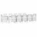 Set de masă pentru grădină 13 pcs Alb Polyrattan și bumbac - WALTI WALTI