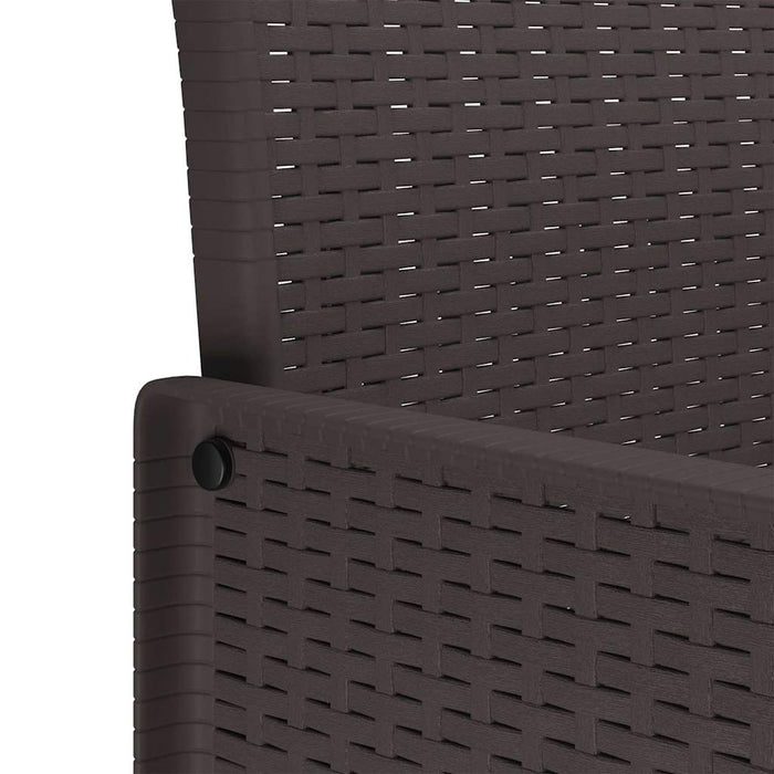 Set de dining pentru grădină 15 pcs Maro mare - WALTI WALTI