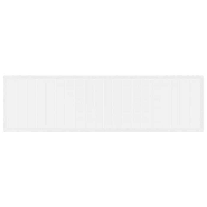 Set de dining pentru grădină 15 pcs Alb 14 locuri Ratan, Metal - WALTI WALTI