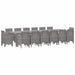 Set de Masă Grădină 15 pcs Gri deschis - WALTI WALTI