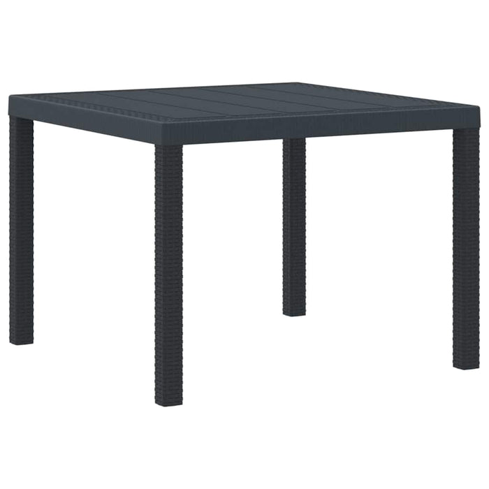 Set dining grădină 3 pcs Antracit 100 x 100 x 73 cm - WALTI WALTI
