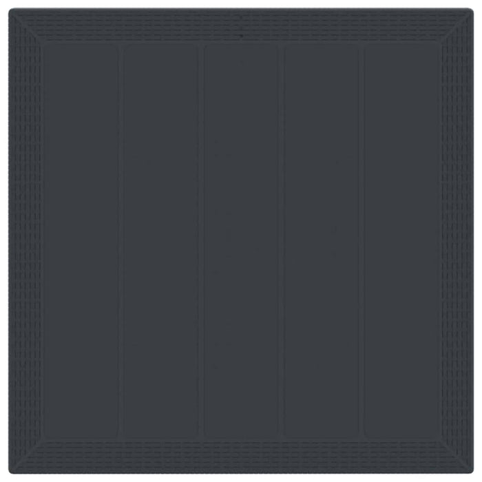 Set dining grădină 3 pcs Antracit 100 x 100 x 73 cm - WALTI WALTI