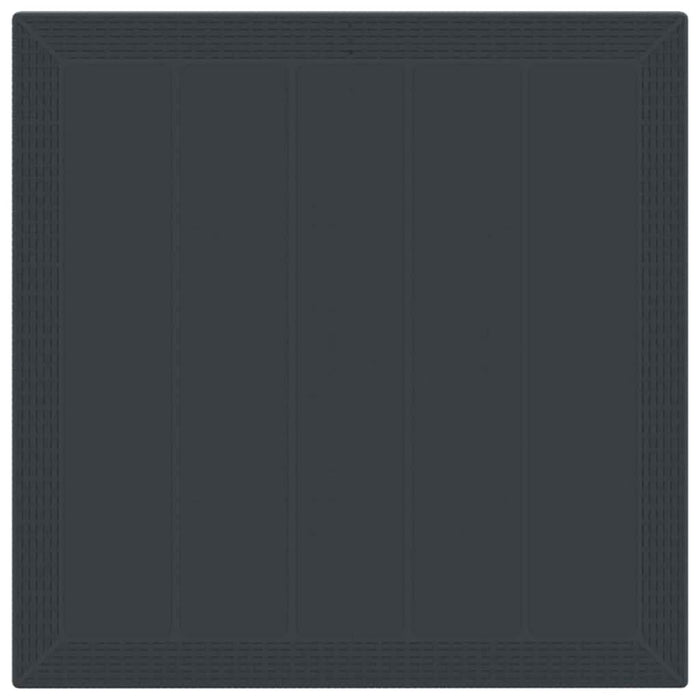 Set de mese pentru grădină 3 pcs Antracit 100 x 100 x 73 cm - WALTI WALTI