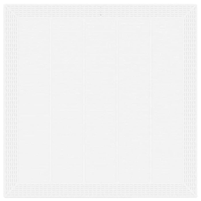 Set mese grădină 3 pcs Alb 100 x 100 x 73 cm Ratan sintetic - WALTI WALTI