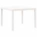 Set mese grădină 3 pcs Alb 100 x 100 x 73 cm Ratan plastic - WALTI WALTI