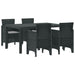 Set de Dining pentru Grădină 5 pcs Antracit 150 x 100 x 73 cm - WALTI WALTI