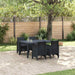 Set de dining pentru grădină 5 pcs Antracit 150 x 100 x 73 cm - WALTI WALTI
