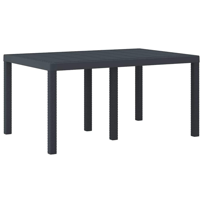 Set de dining pentru grădină 5 pcs Antracit 150 x 100 x 73 cm - WALTI WALTI