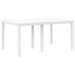 Set mese grădină 5 pcs Alb 150 x 100 x 73 cm Poliratan - WALTI WALTI