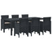 Set Dining Grădină 7 pcs Antracit 200 x 100 x 73 cm - WALTI WALTI