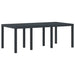 Set Dining Grădină 7 pcs Antracit 200 x 100 x 73 cm - WALTI WALTI