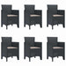 Set Dining Grădină 7 pcs Antracit 200 x 100 x 73 cm - WALTI WALTI