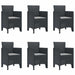 Set de dining din grădină 7 pcs Antracit 200 x 100 x 73 cm - WALTI WALTI