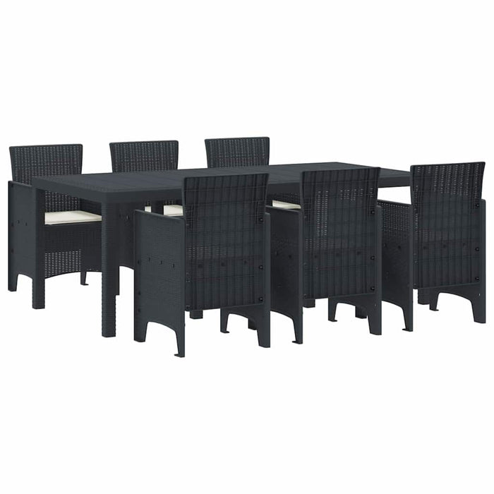 Set de dining pentru grădină 7 pcs Antracit 200 x 100 x 73 cm - WALTI WALTI