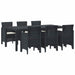 Set de dining pentru grădină 7 pcs Antracit 200 x 100 x 73 cm - WALTI WALTI