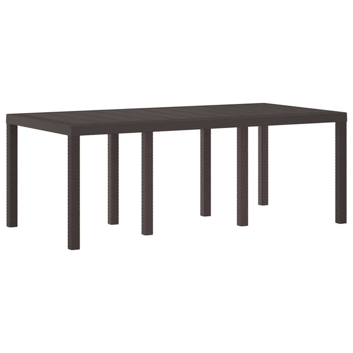 Set de masă pentru grădină 7 pcs Maro Ratan Polt - WALTI WALTI