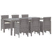 Set de Masă pentru Grădină 7 pcs Gri deschis 200 x 100 x 73 cm - WALTI WALTI