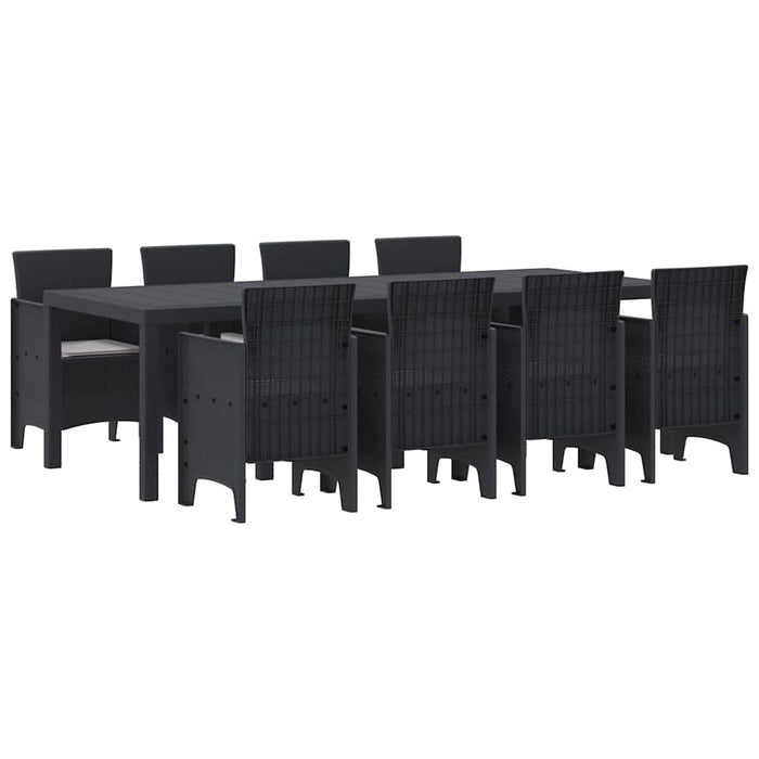 Set de Dining pentru Grădină 9 pcs Antracit 250 x 100 x 73 cm - WALTI WALTI