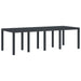 Set de Dining pentru Grădină 9 pcs Antracit 250 x 100 x 73 cm - WALTI WALTI