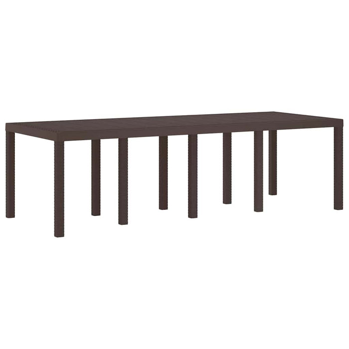 Set de Masă pentru Grădină 9 pcs Maro 250 x 100 x 73 cm - WALTI WALTI