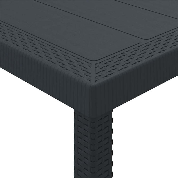 Set de masă de grădină cu perne cu pernă cu pernă 11 pcs Antracit - WALTI WALTI