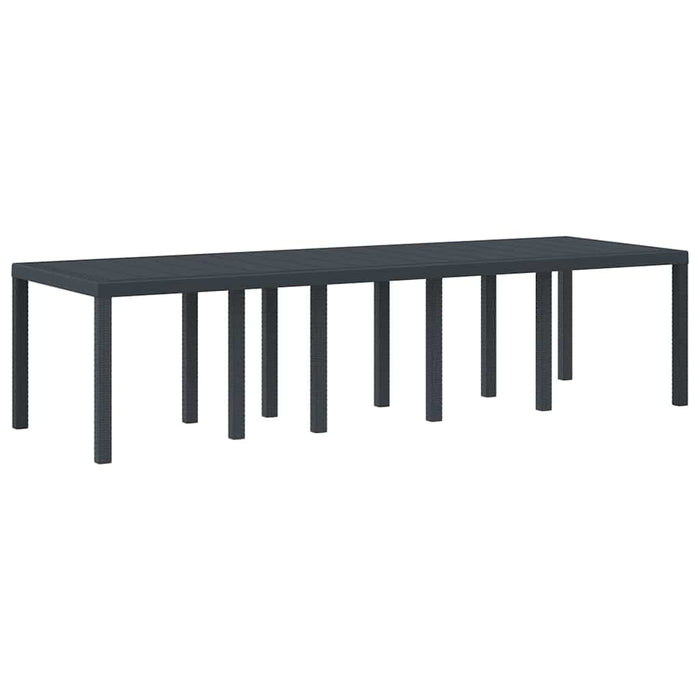 Set de masă de grădină cu perne cu pernă cu pernă 11 pcs Antracit - WALTI WALTI