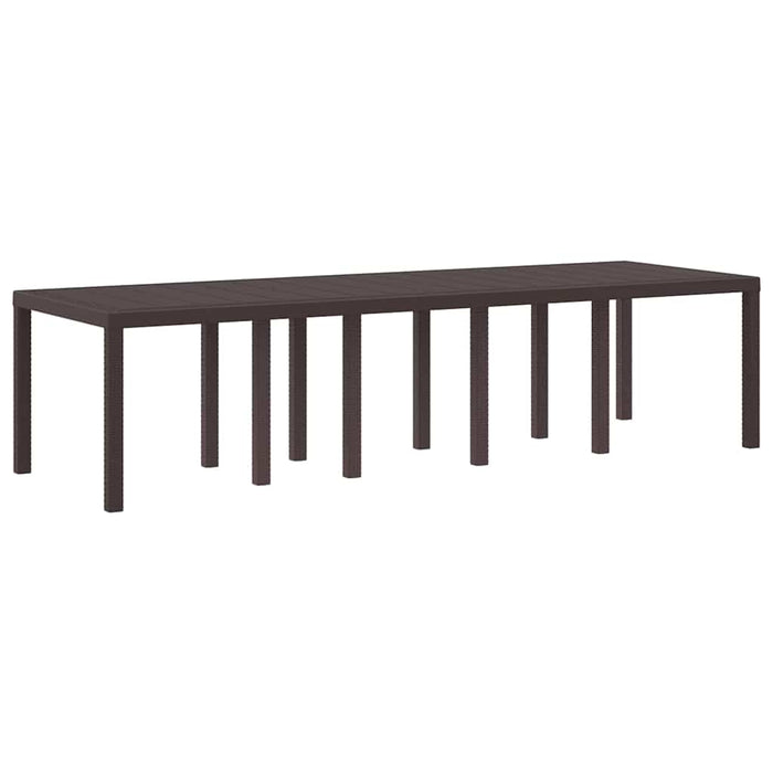Set de masă pentru grădină cu pernă 11 pcs Maro și Crem - WALTI WALTI