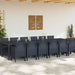 Set de Dining pentru Grădină 13 pcs Antracit Mari - WALTI WALTI