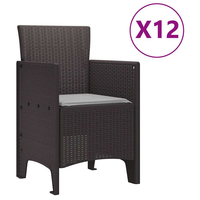 Set dining grădină 13 pcs Maro Mari Poliratan - WALTI WALTI