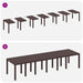 Set dining grădină 13 pcs Maro Mari Poliratan - WALTI WALTI