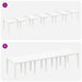 Set Masă Grădină 13 pcs Alb Mari Plastic - WALTI WALTI