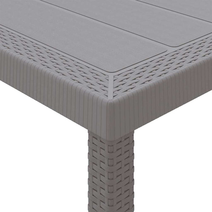 Set masă grădină 13 pcs Gri deschis Set pentru 12 persoane - WALTI WALTI