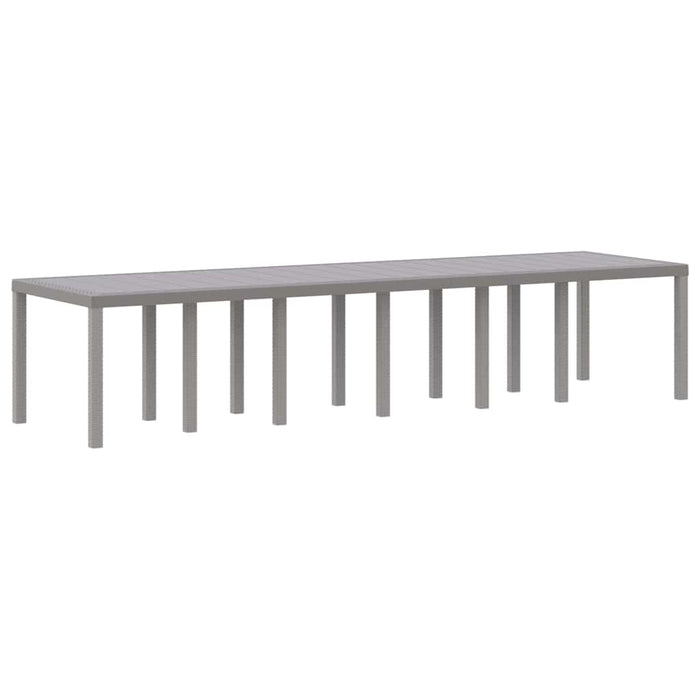 Set masă grădină 13 pcs Gri deschis Set pentru 12 persoane - WALTI WALTI