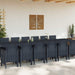 Set mese grădină 15 pcs Antracit mare Plastic - WALTI WALTI