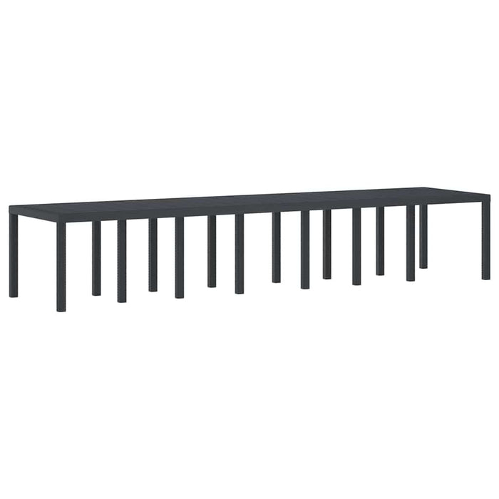Set mese grădină 15 pcs Antracit mare Plastic - WALTI WALTI