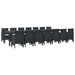 Set masă grădină cu perne 15 pcs Antracit Mari - WALTI WALTI